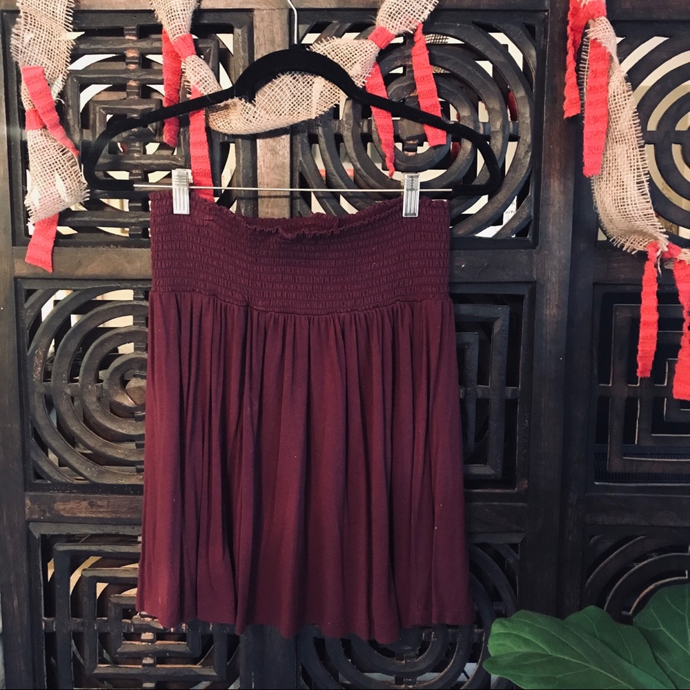 H&M | Maroon Skirt